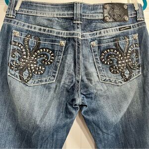 Miss Me JP60485 Distressed Skinny Jean Size 31 Womens